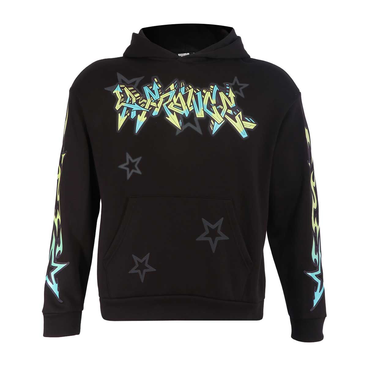 MENS PUMA X LAFRANCE REFLECTIONS HOODIE (BLACK)