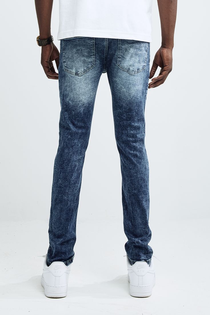 KIDS THREAD THEORY RIP AND REPAIR JEAN (TRUE BLUE)