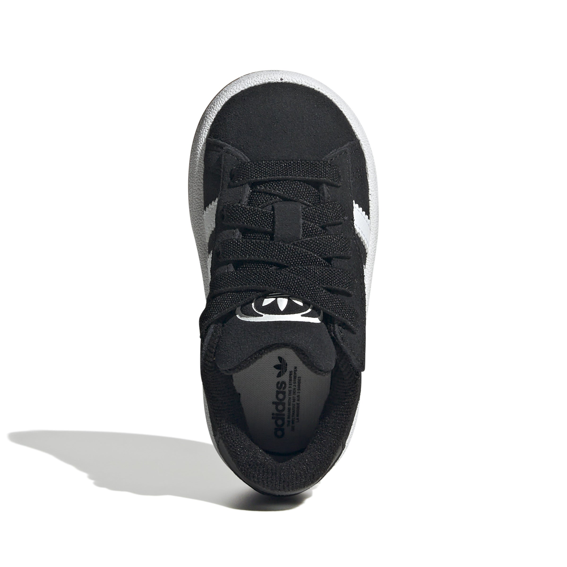 KIDS ADIDAS CAMPUS 00S COMFORT CLOSURE ELASTIC LACE (CORE BLACK/CLOUD WHITE)