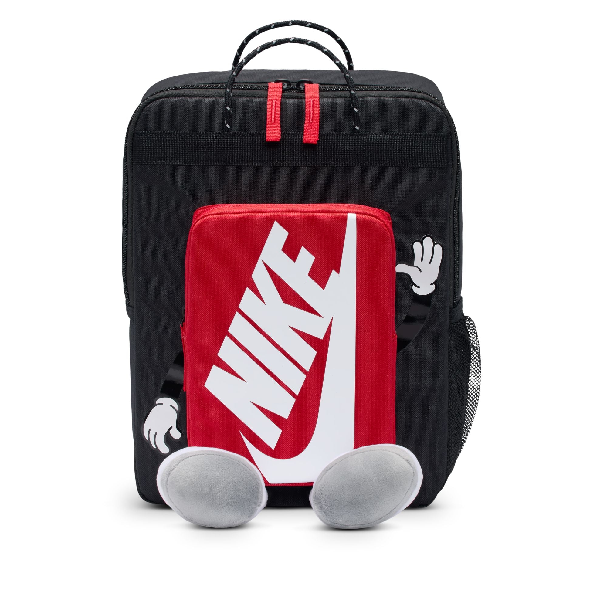 YOUTH NIKE BOXY BACKPACK (BLACK/UNIVERSITY RED/WHITE)