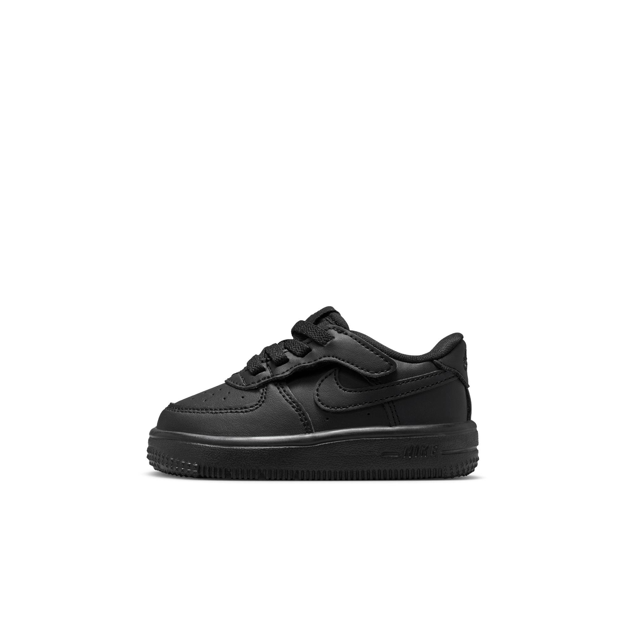 KIDS NIKE FORCE 1 LOW EASYON TD (BLACK)
