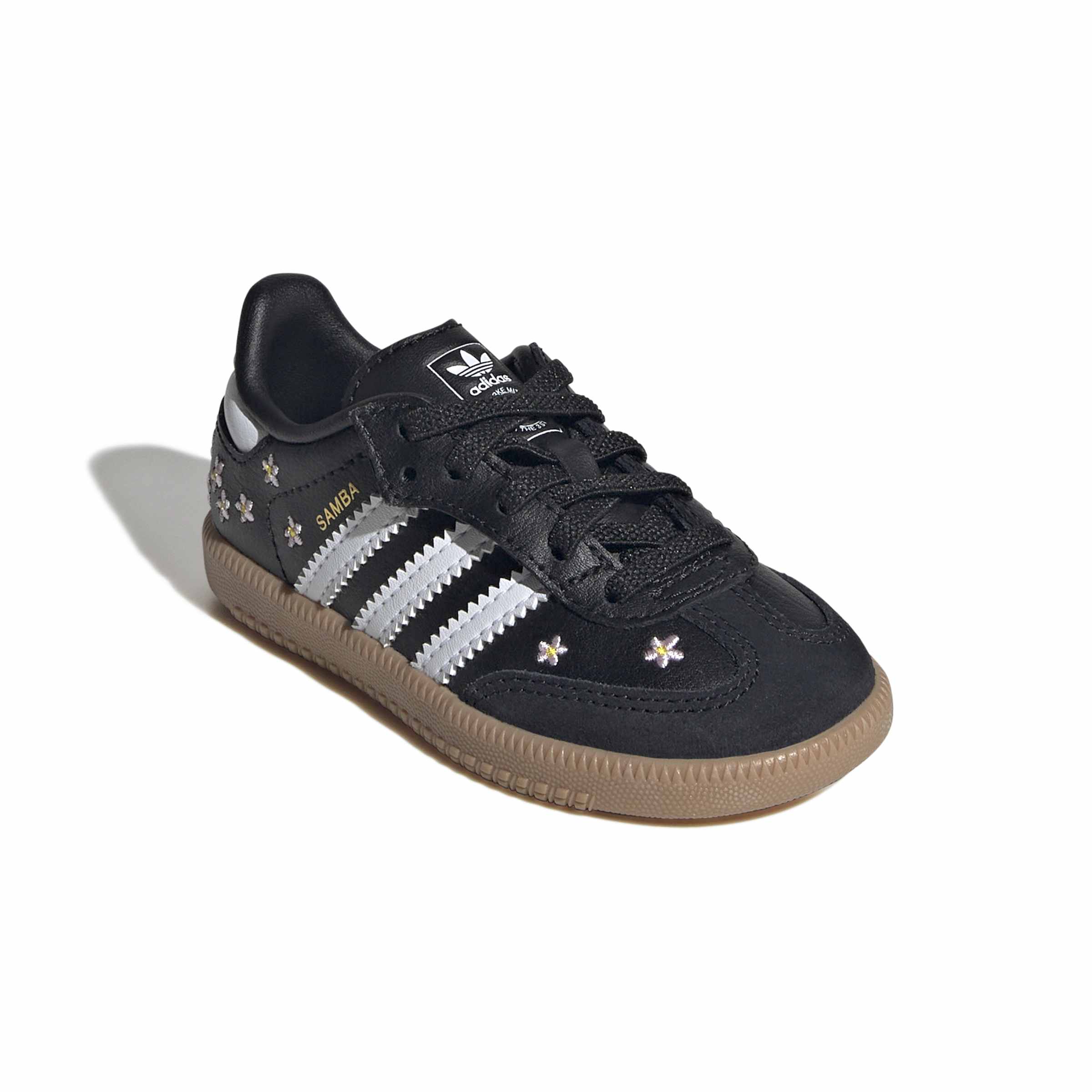 KIDS ADIDAS SAMBA OG COMFORT CLOSURE ELASTIC LACE I (BLACK)