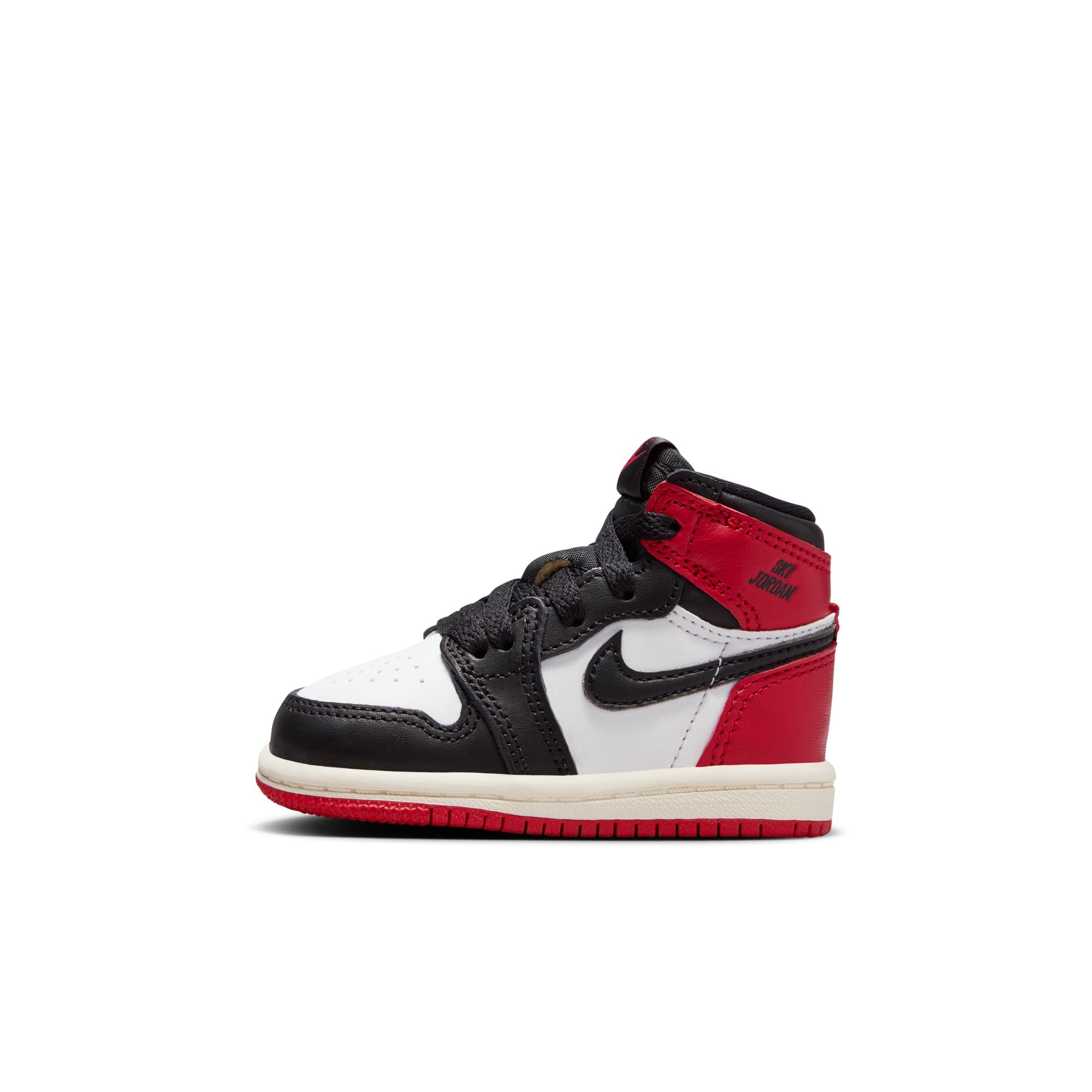 KIDS JORDAN 1 RETRO HIGH OG TD (BLACK TOE REIMAGINED)