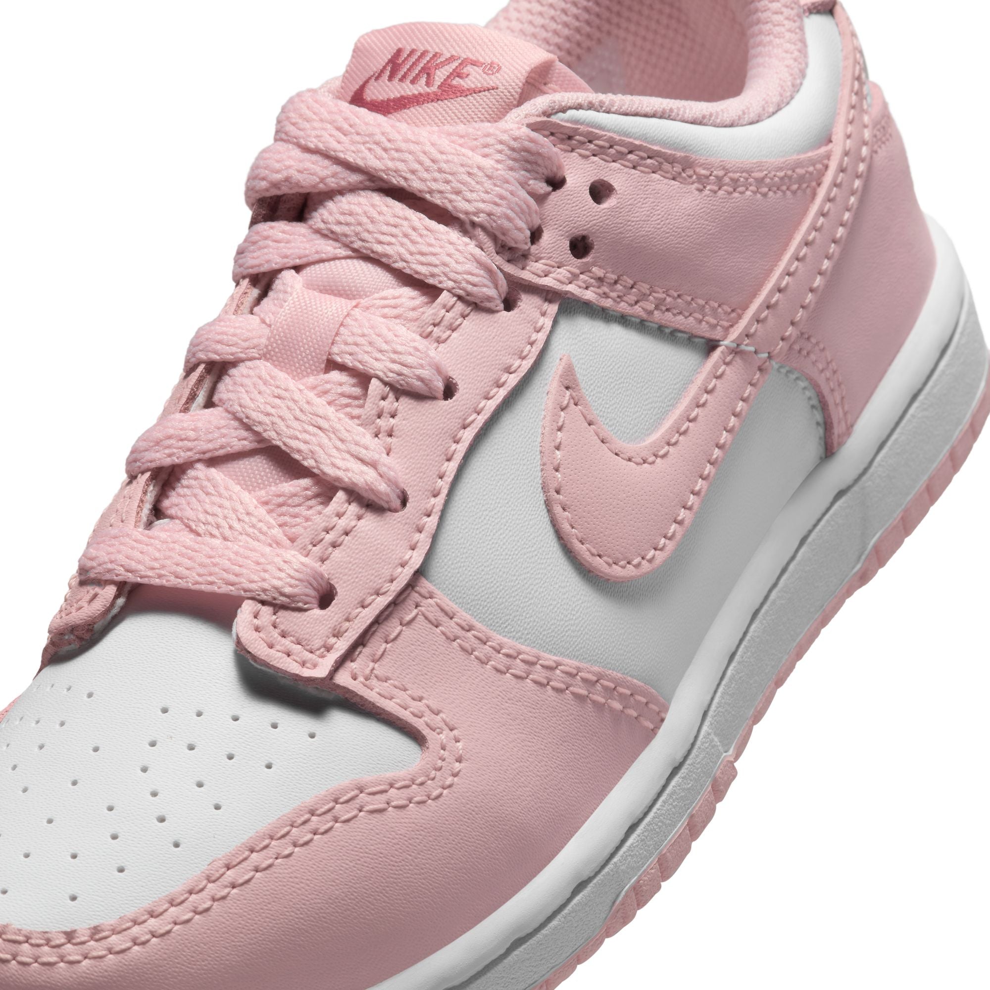 KIDS NIKE DUNK LOW BP (PINK GLAZE)