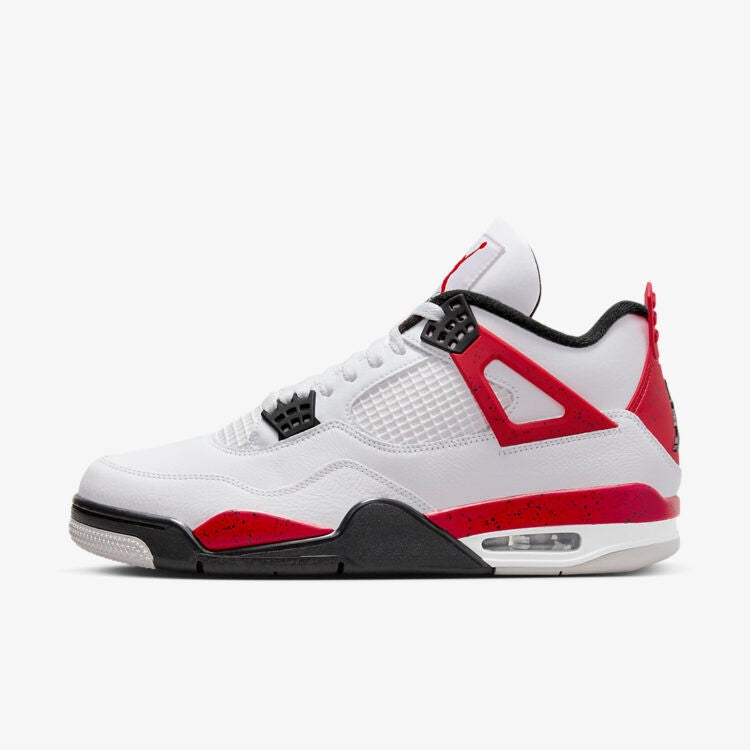 MENS AIR JORDAN 4 RETRO (RED CEMENT)