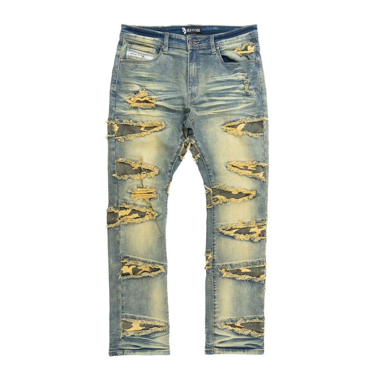 MENS MAKOBI SASSARI DENIM JEAN (DIRT)