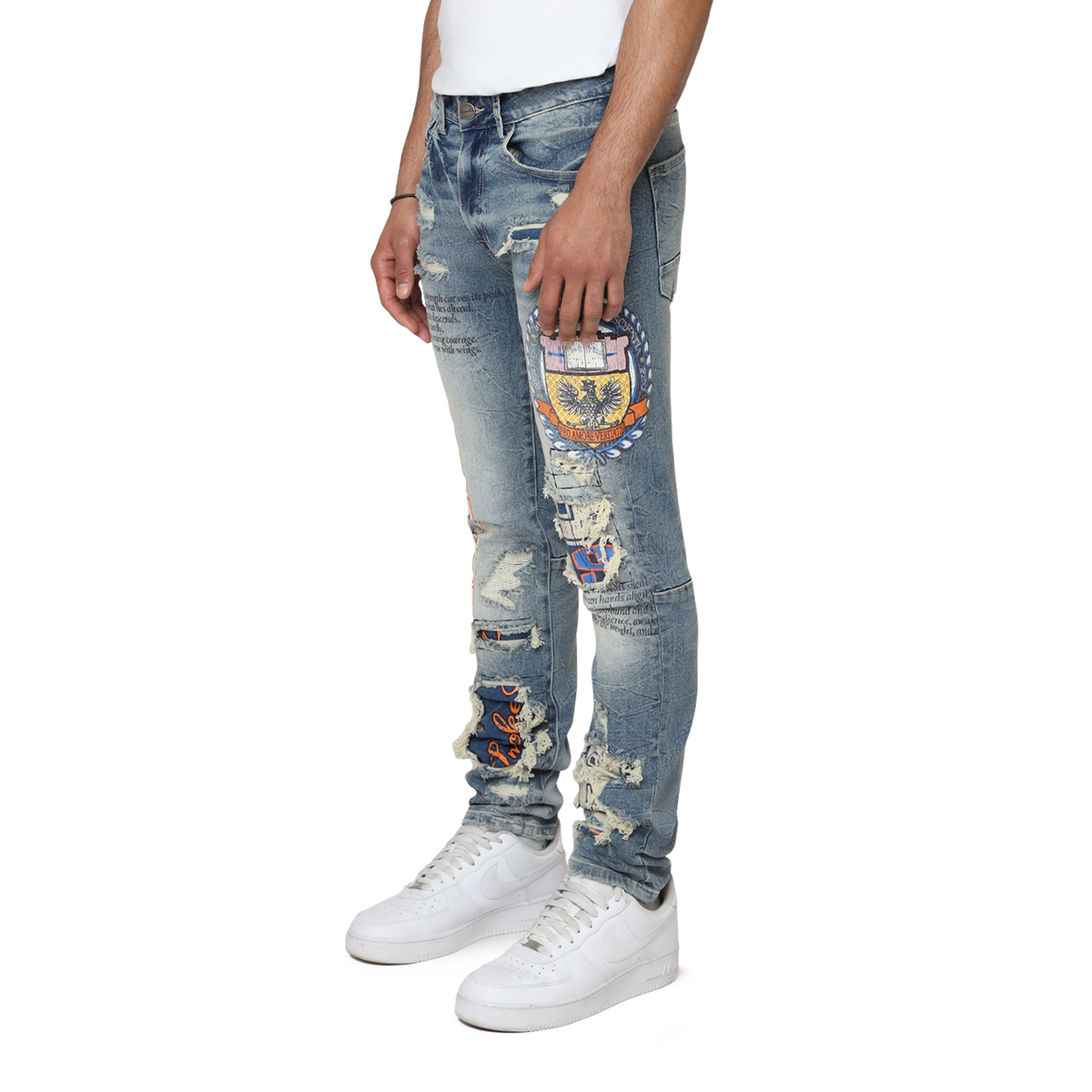 MENS SMOKE RISE MAGNIFICENCE JEAN (HEARST BLUE)