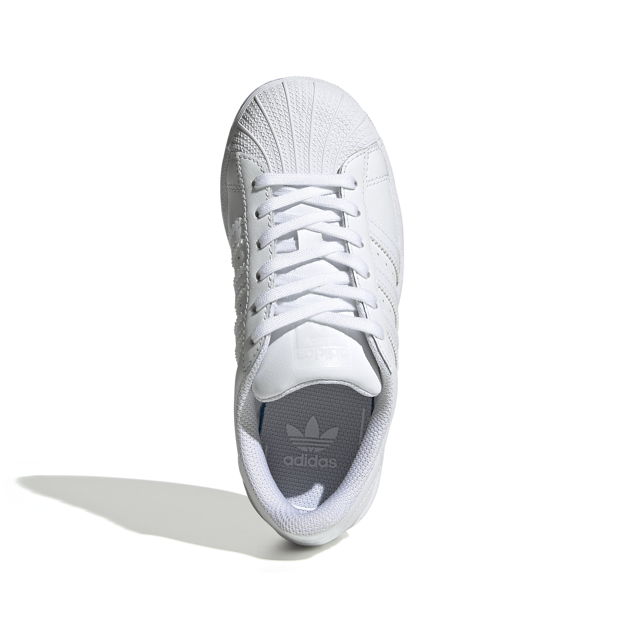 Little Kids ADIDAS SUPERSTAR PS (WHITE/WHITE)