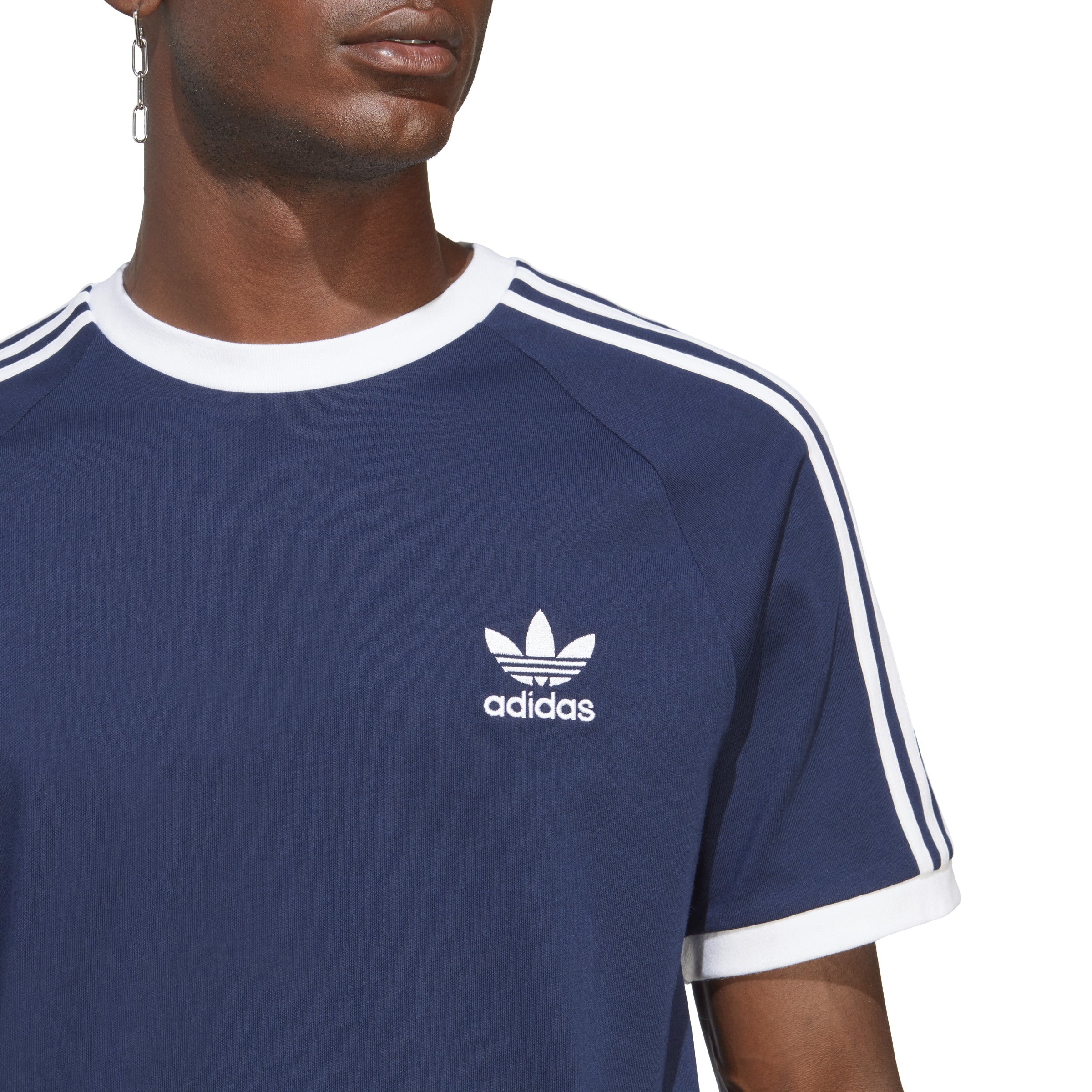 Men's Adidas ADICOLOR CLASSICS 3-STRIPES TEE (Night Indigo)