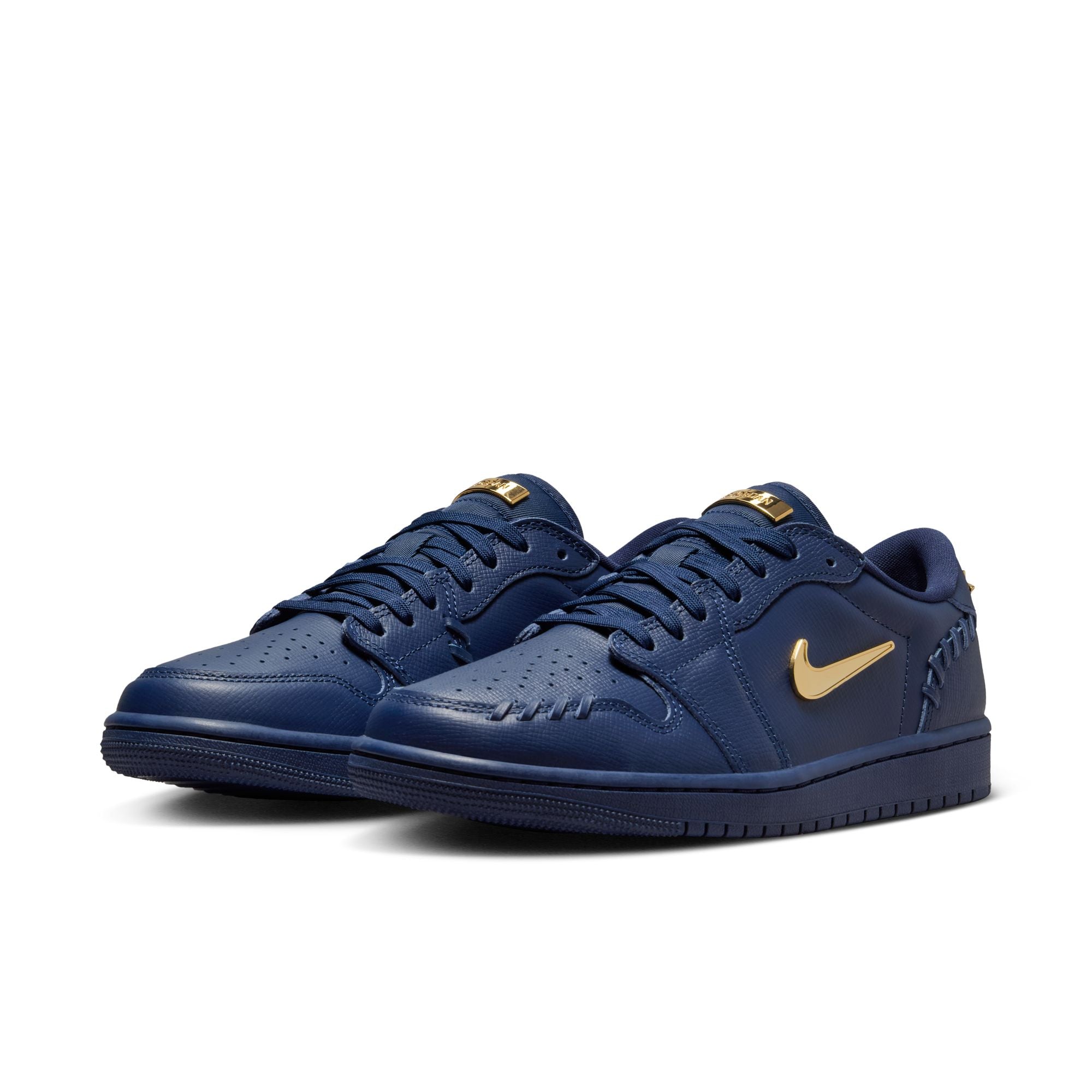 WOMENS AIR JORDAN 1 LOW MM (MIDNIGHT NAVY/METALLIC GOLD)