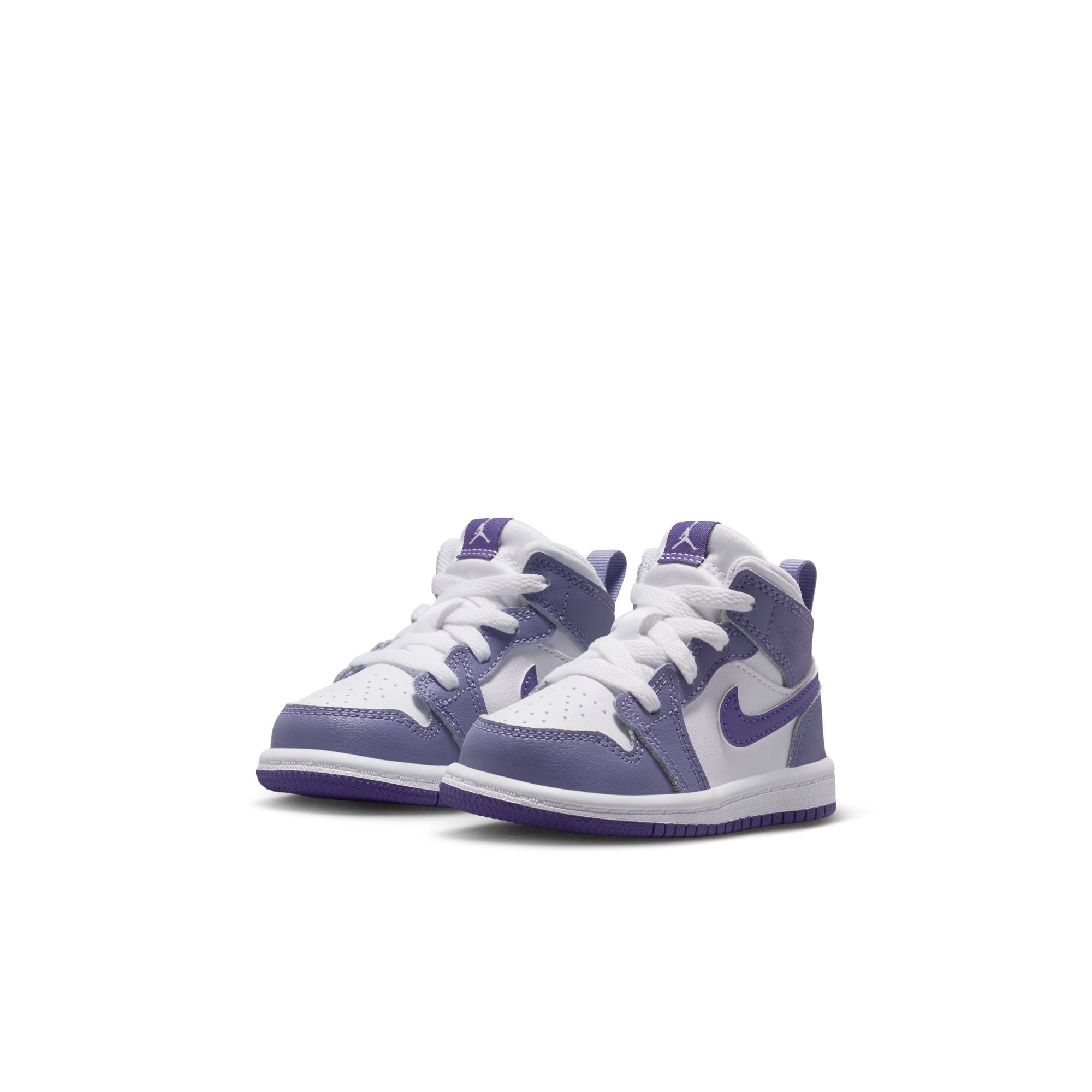 KIDS JORDAN 1 MID PS (DUSTY AMETHYST/COURT PURPLE/WHITE)