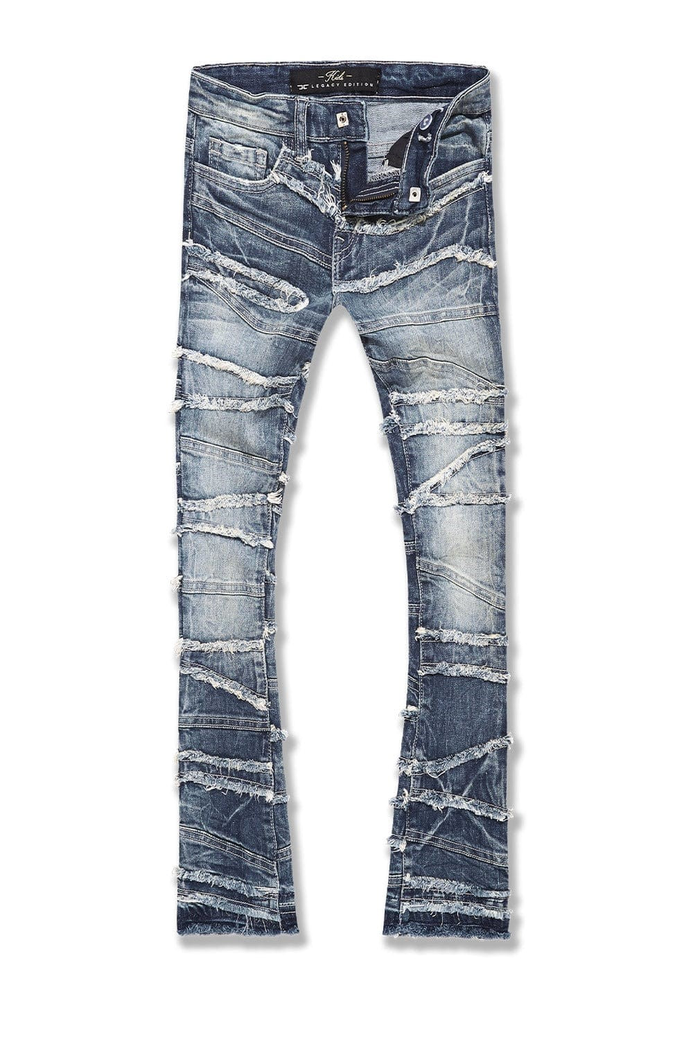 KIDS JORDAN CRAIG STACKED ELM STREET DENIM (STUDIO BLUE)