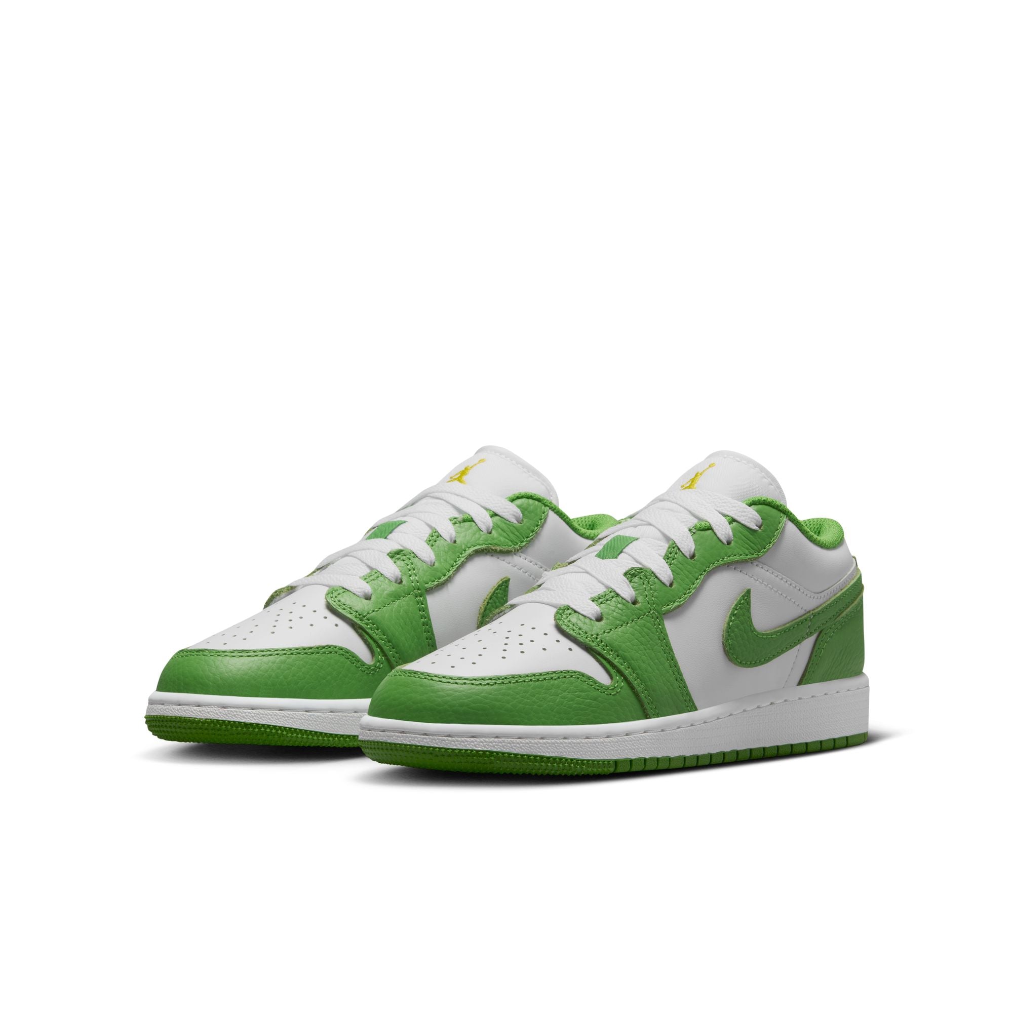 KIDS AIR JORDAN 1 LOW SE BG (WHITE/CHLOROPHYLL)