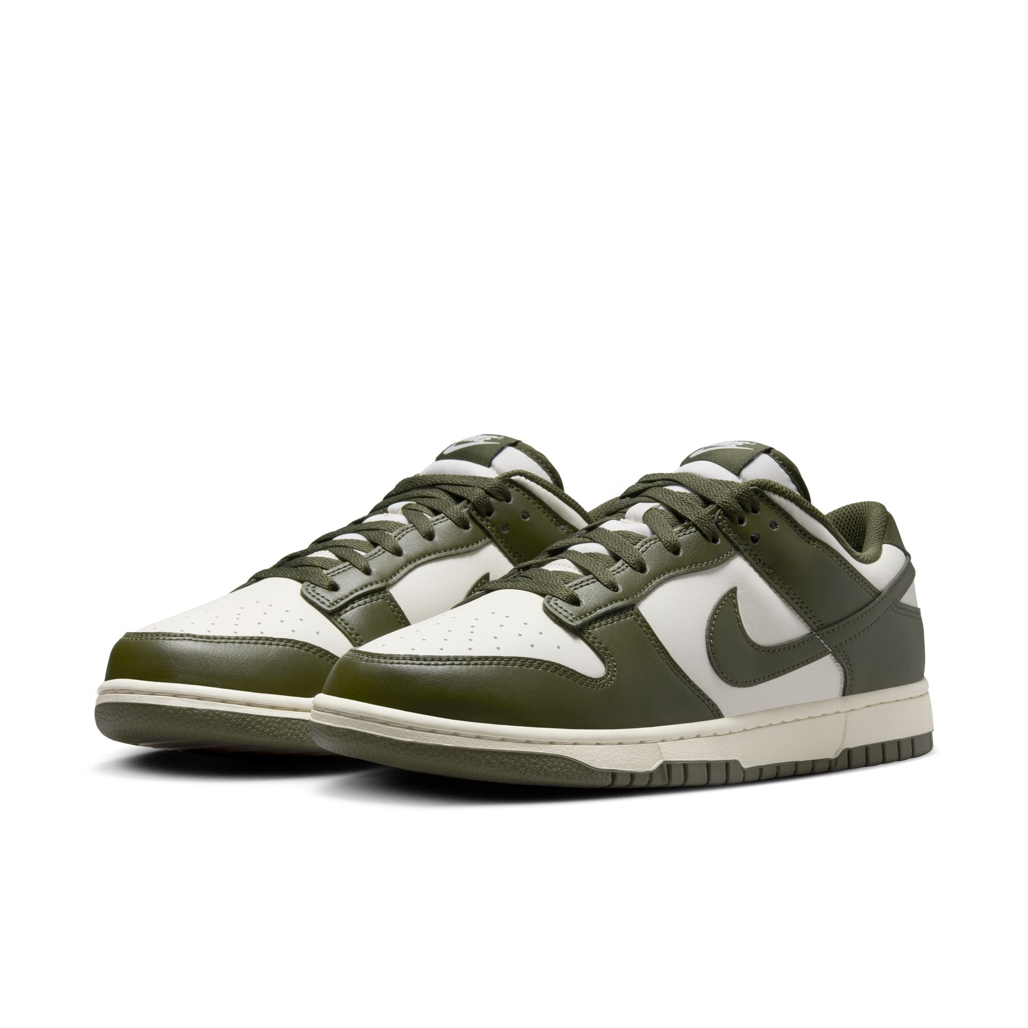 MENS NIKE DUNK LOW RETRO (PALE IVORY/CARGO KHAKI)