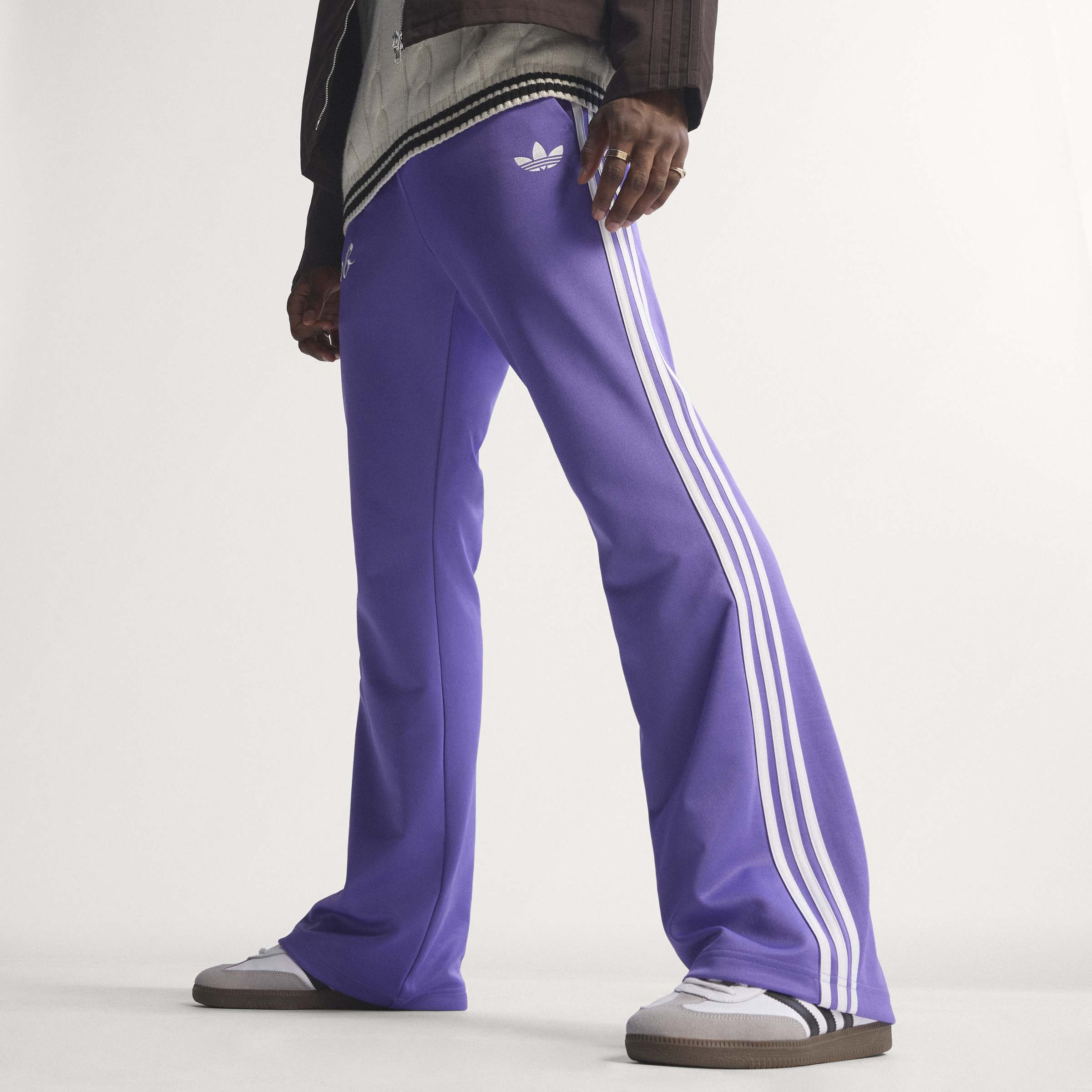 MENS ADIDAS BOB MARLEY ORIGINALS TRACK PANT (PURPLE RUSH)