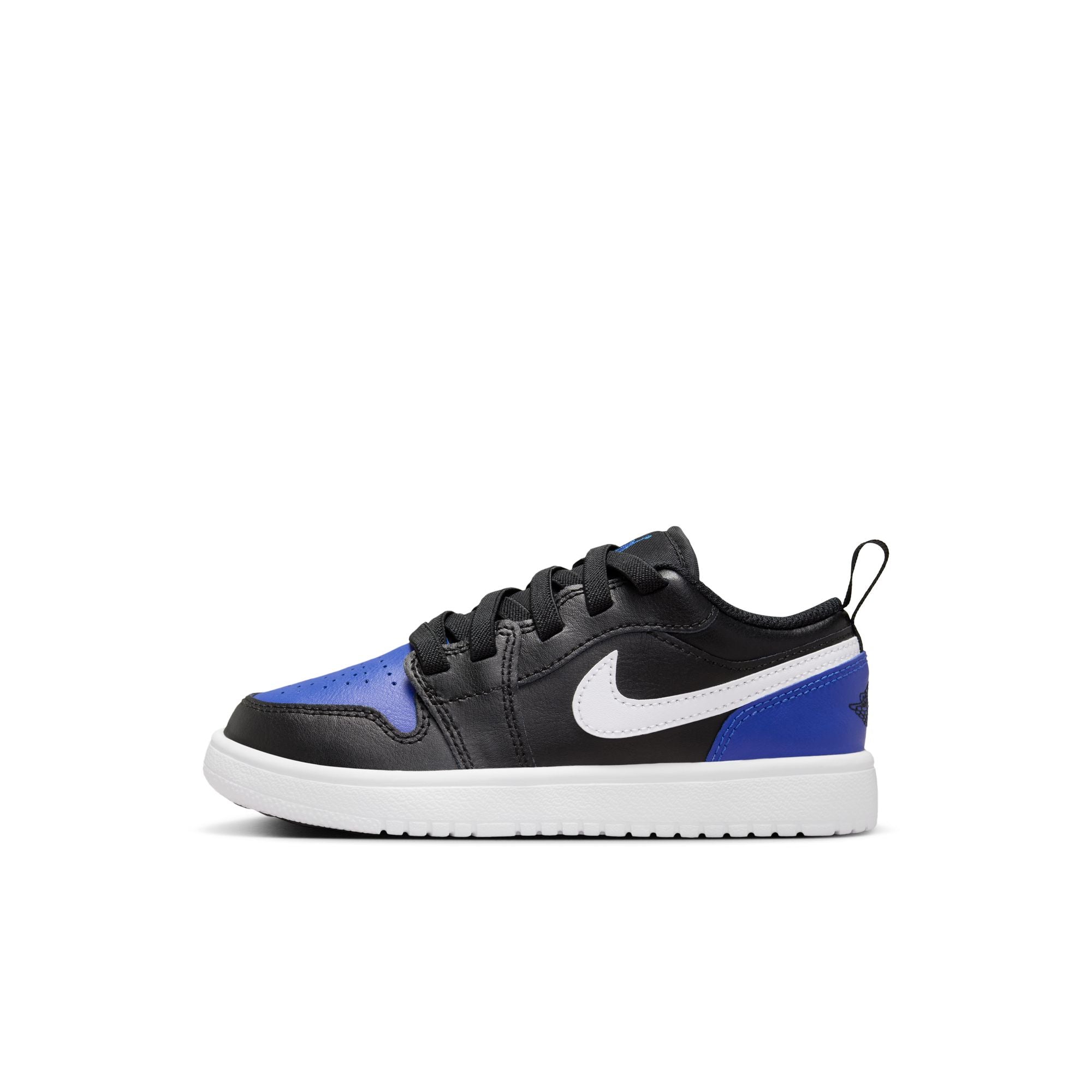 KIDS JORDAN 1 LOW ALT PS (BLACK/WHITE/GAME ROYAL)