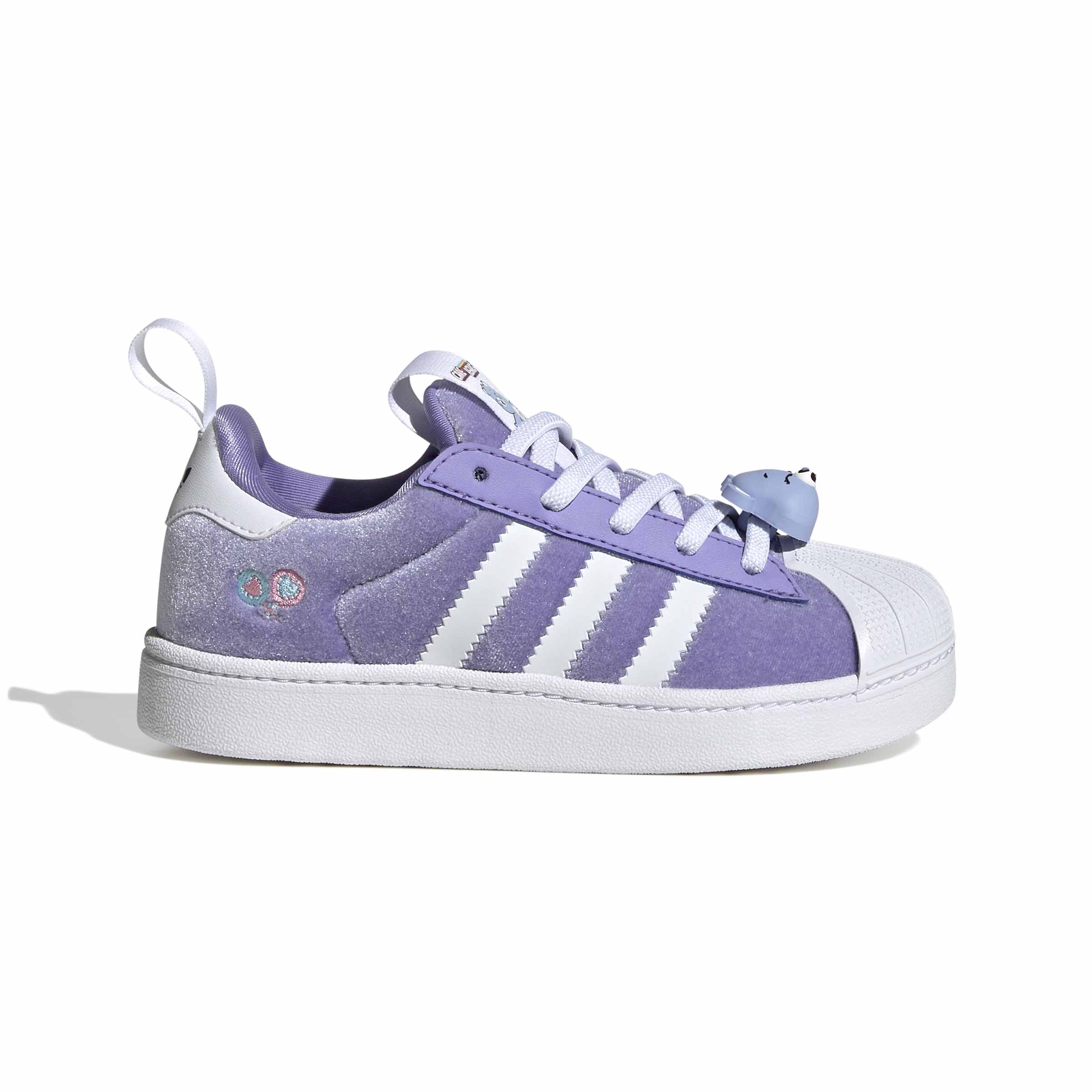 KIDS ADIDAS CARE BEARS QUICKON SUPERSTAR CHILDREN (LIGHT PURPLE / CLOUD WHITE / CORE BLACK)