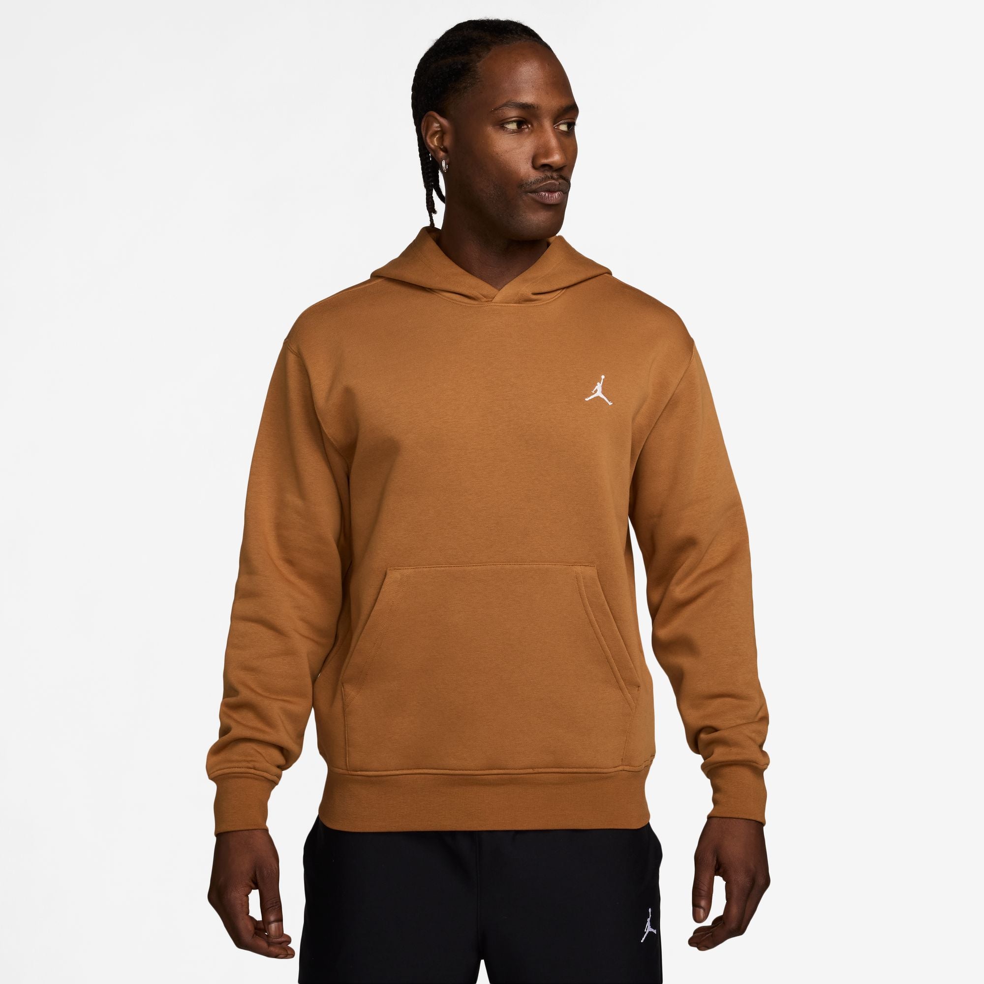 Jordan Brooklyn Fleece Pullover Hoodie (DESERT BRONZE/WHITE)