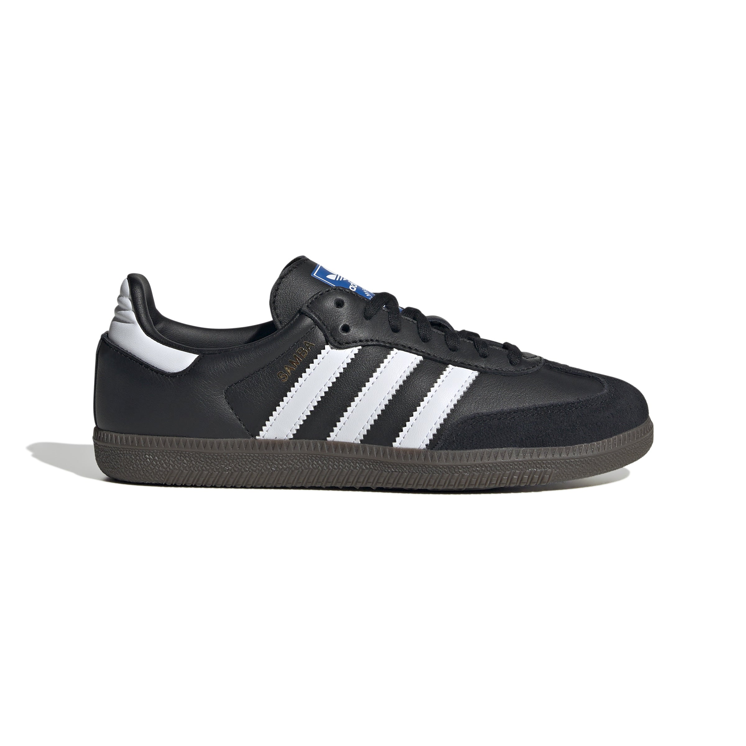 KIDS ADIDAS SAMBA OG J (CORE BLACK/ CLOUD WHITE)