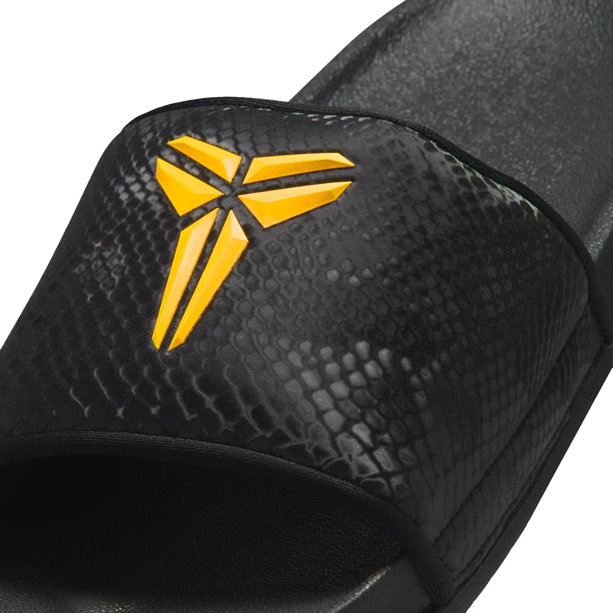 MENS NIKE KOBE OFFCOURT SLIDE (BLACK/UNIVERSITY GOLD)