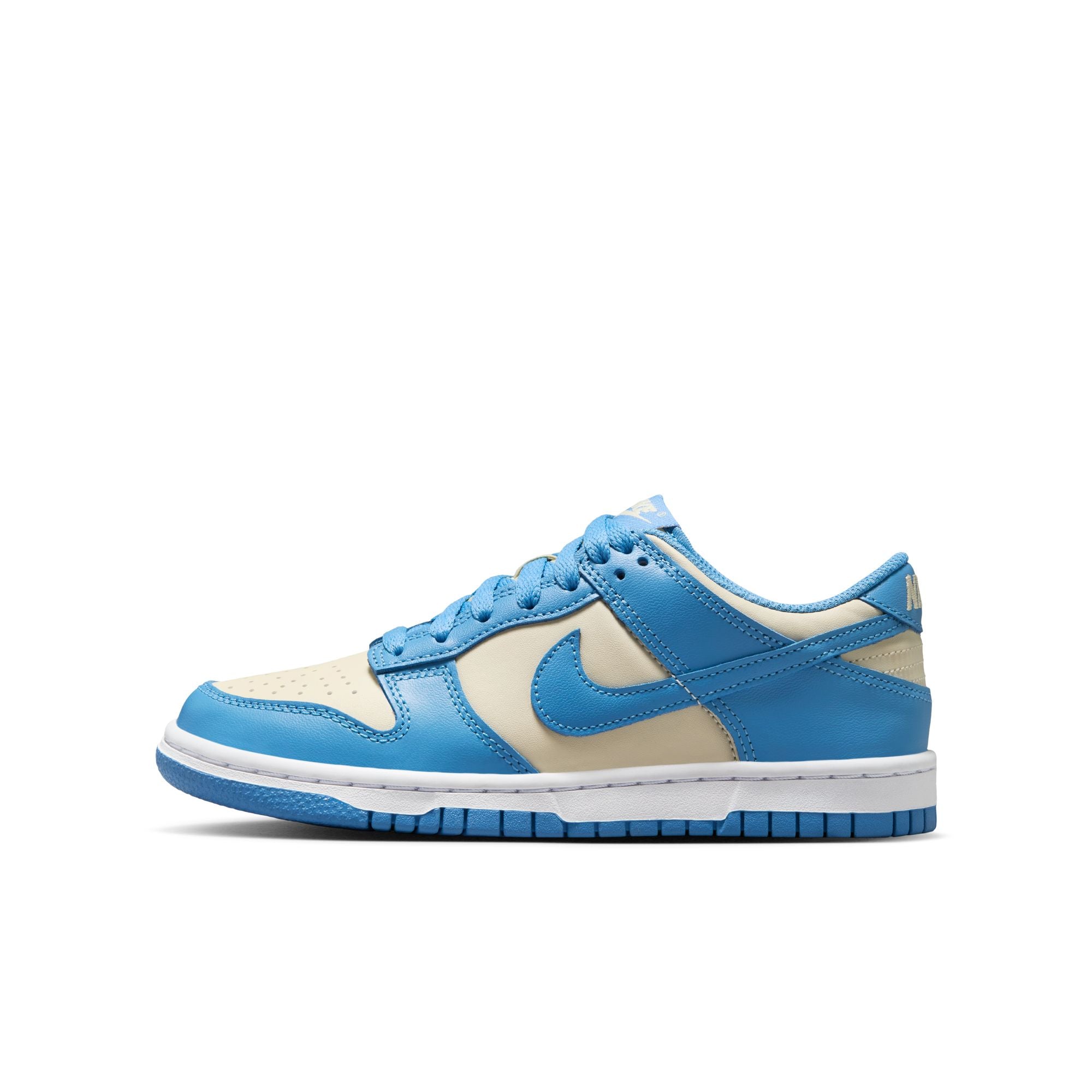 KIDS NIKE DUNK LOW GS (BLUE BEYOND/BEACH/WHITE)