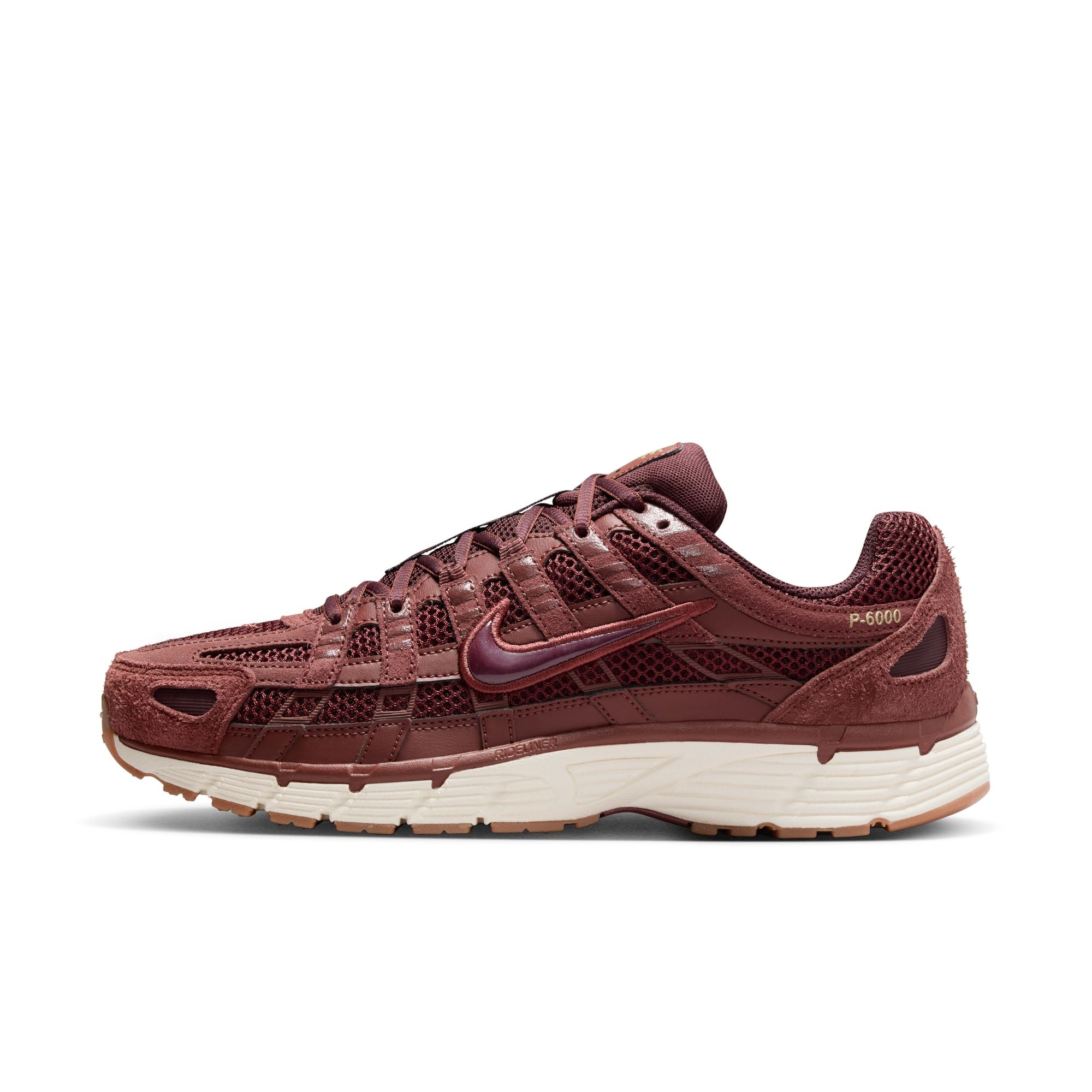 MENS NIKE P-6000 SE (DARK PONY/BURGUNDY CRUSH/METALLIC GOLD)