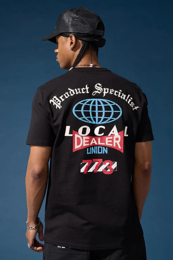 MENS JORDAN CRAIG THE RE-UP T-SHIRT (BLACK)