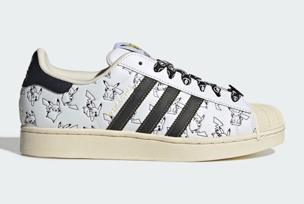 MENS POKÉMON X ADIDAS SUPERSTAR II (PIKACHU-WHITE)