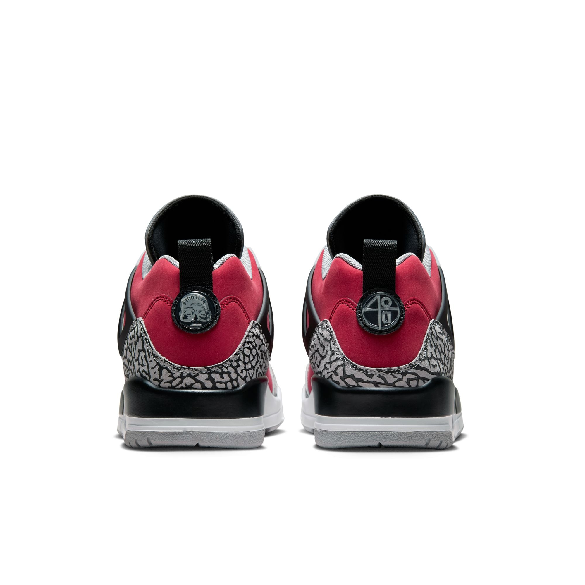 MENS JORDAN SPIZIKE LOW (GYM RED/BLACK/WOLF GREY)