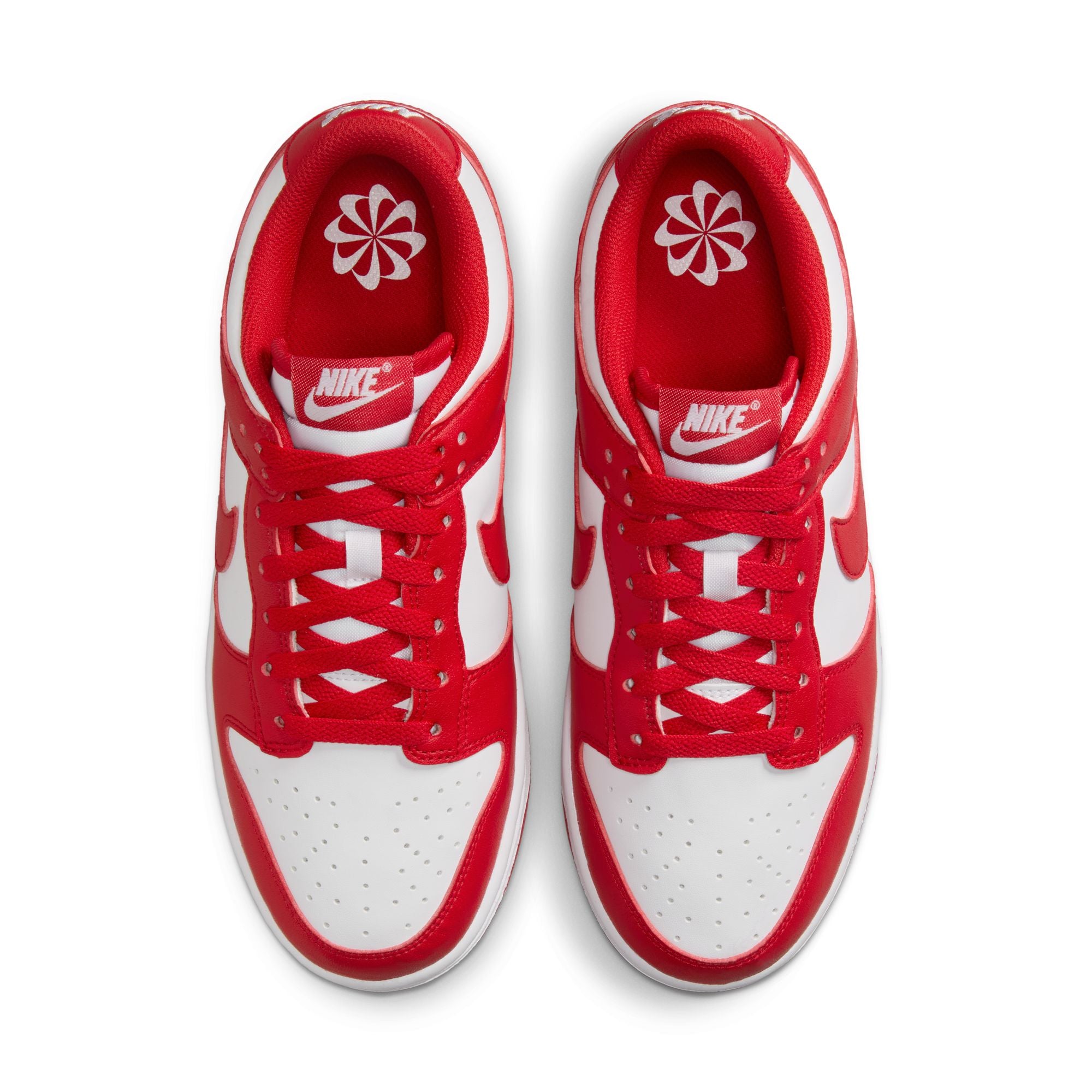 WOMENS NIKE DUNK LOW NEXT NATURE (WHITE/UNIVERSITY RED)