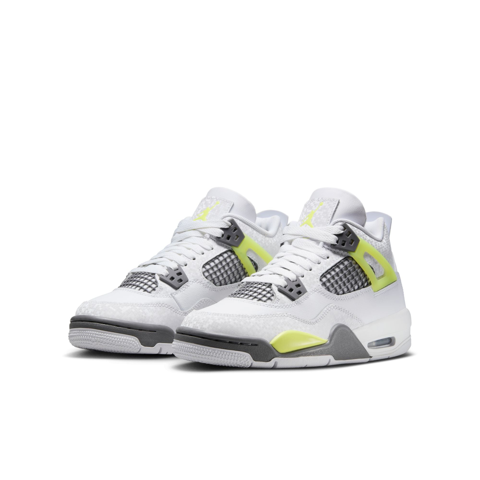 KIDS AIR JORDAN 4 RETRO GS (LIGHT LEMON TWIST)
