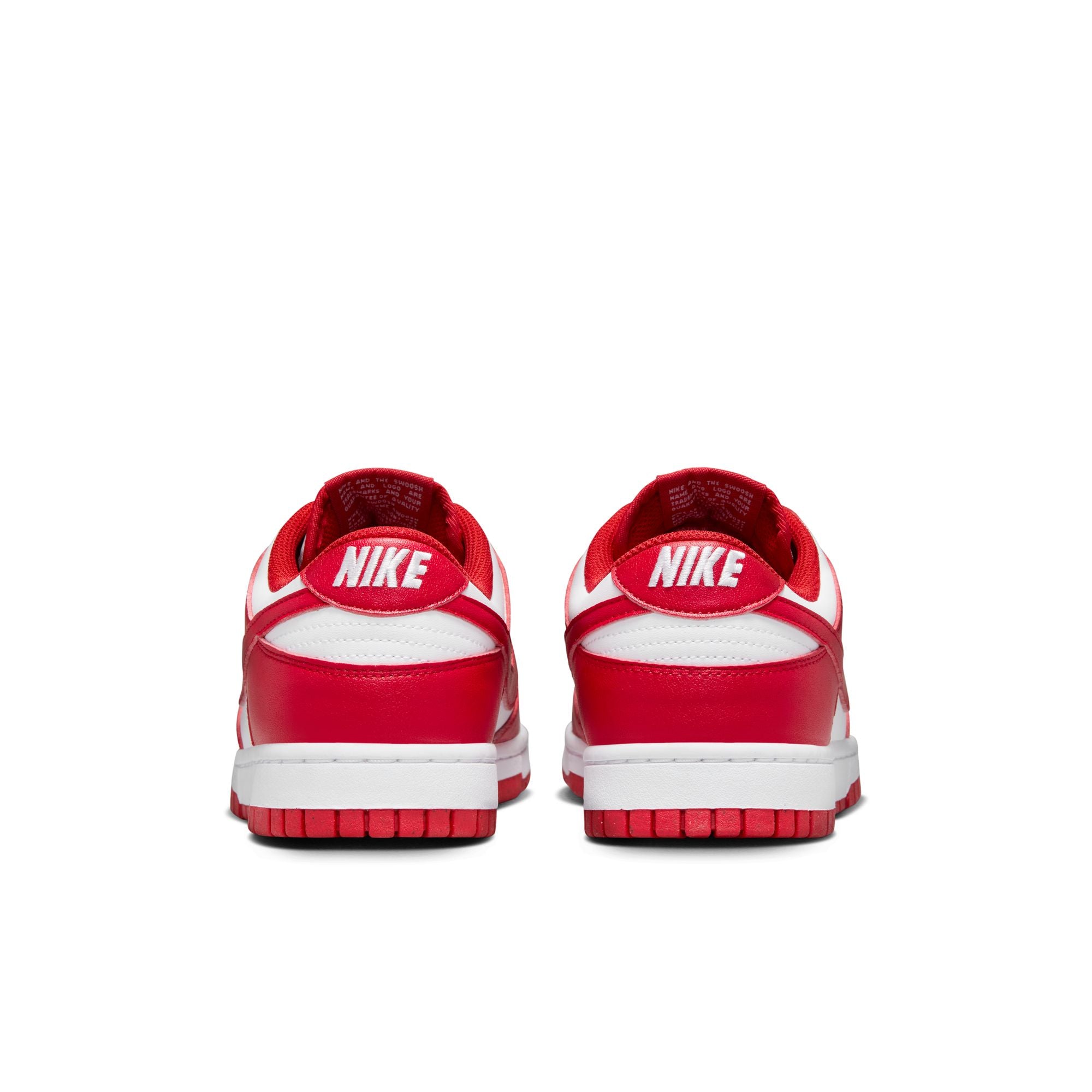 WOMENS NIKE DUNK LOW NEXT NATURE (WHITE/UNIVERSITY RED)