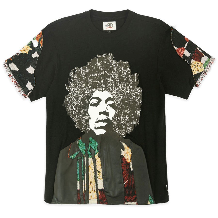 MENS FROST THE "JIMI HENDRIX" TAPESTRY T-SHIRT (BLACK)