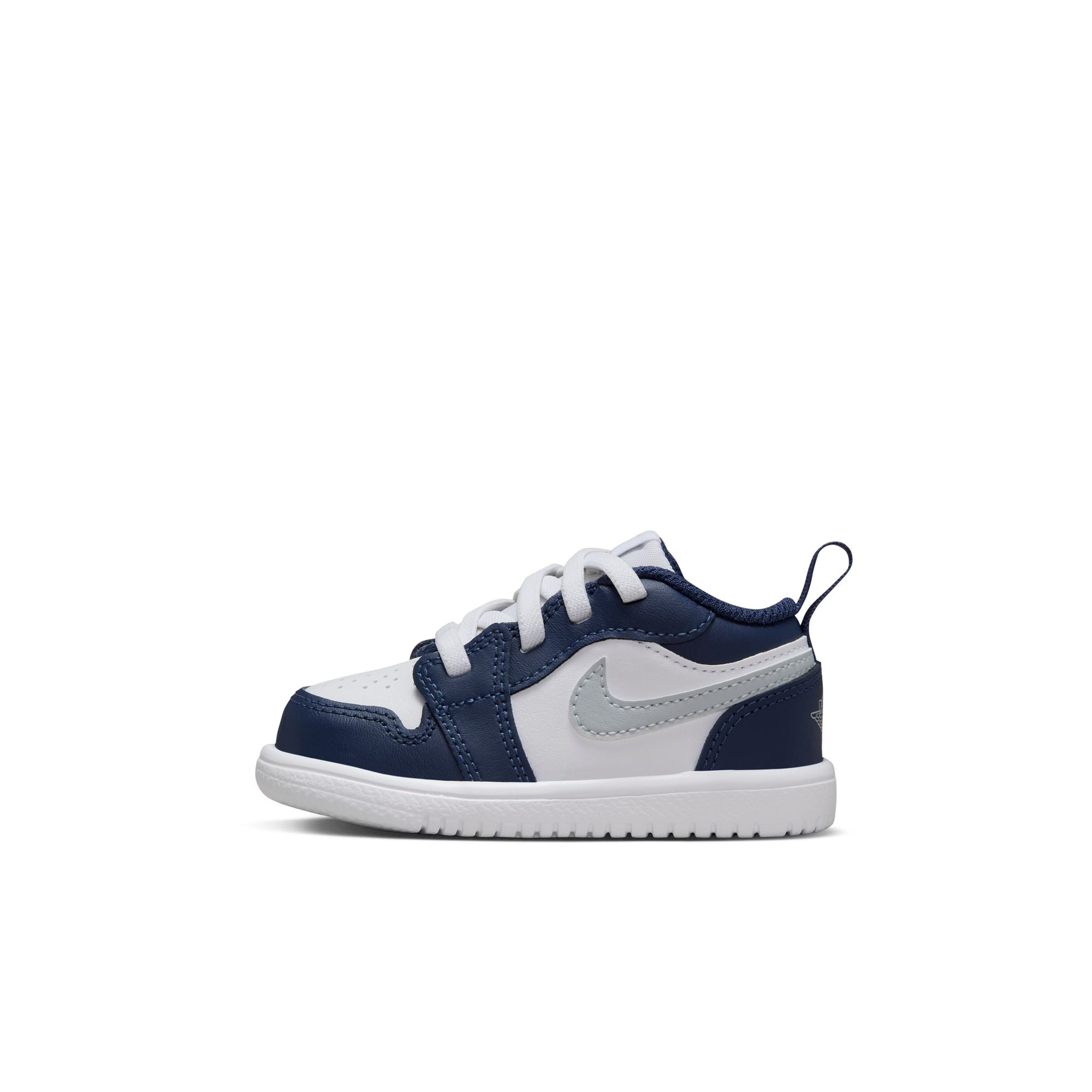 KIDS JORDAN 1 LOW ALT TD (WHITE/WOLF GREY/MIDNIGHT NAVY)