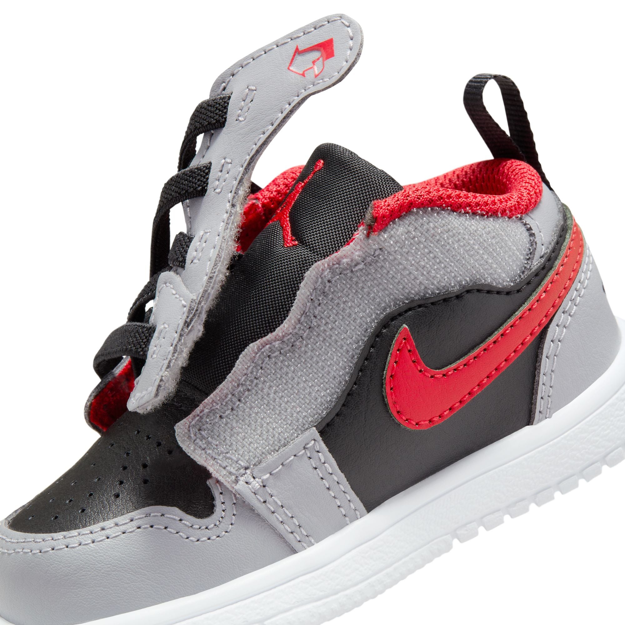 KIDS JORDAN 1 LOW ALT TD (BLACK/FIRE RED)