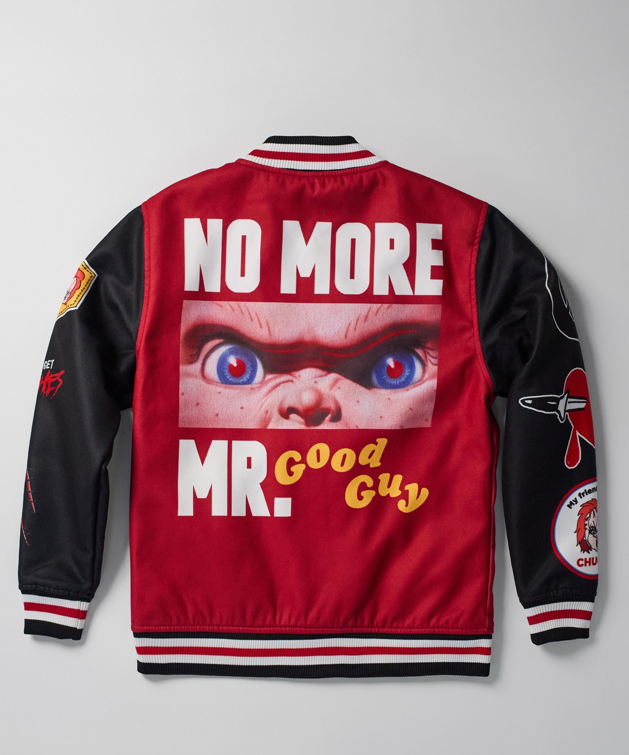 MENS REASON CHUCKY VARSITY JACKET (RED)