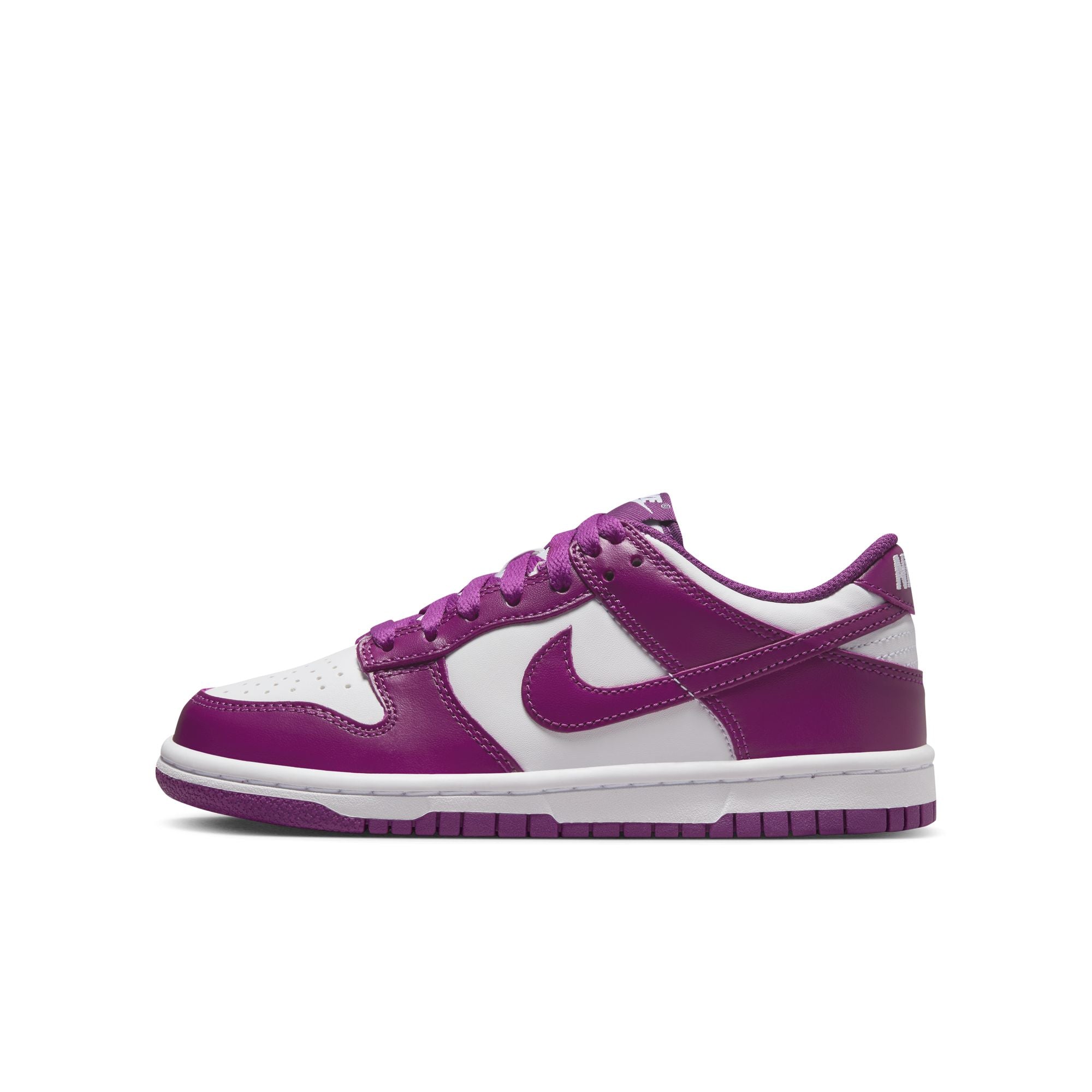 KIDS NIKE DUNK LOW GS (WHITE/VIOTECH)