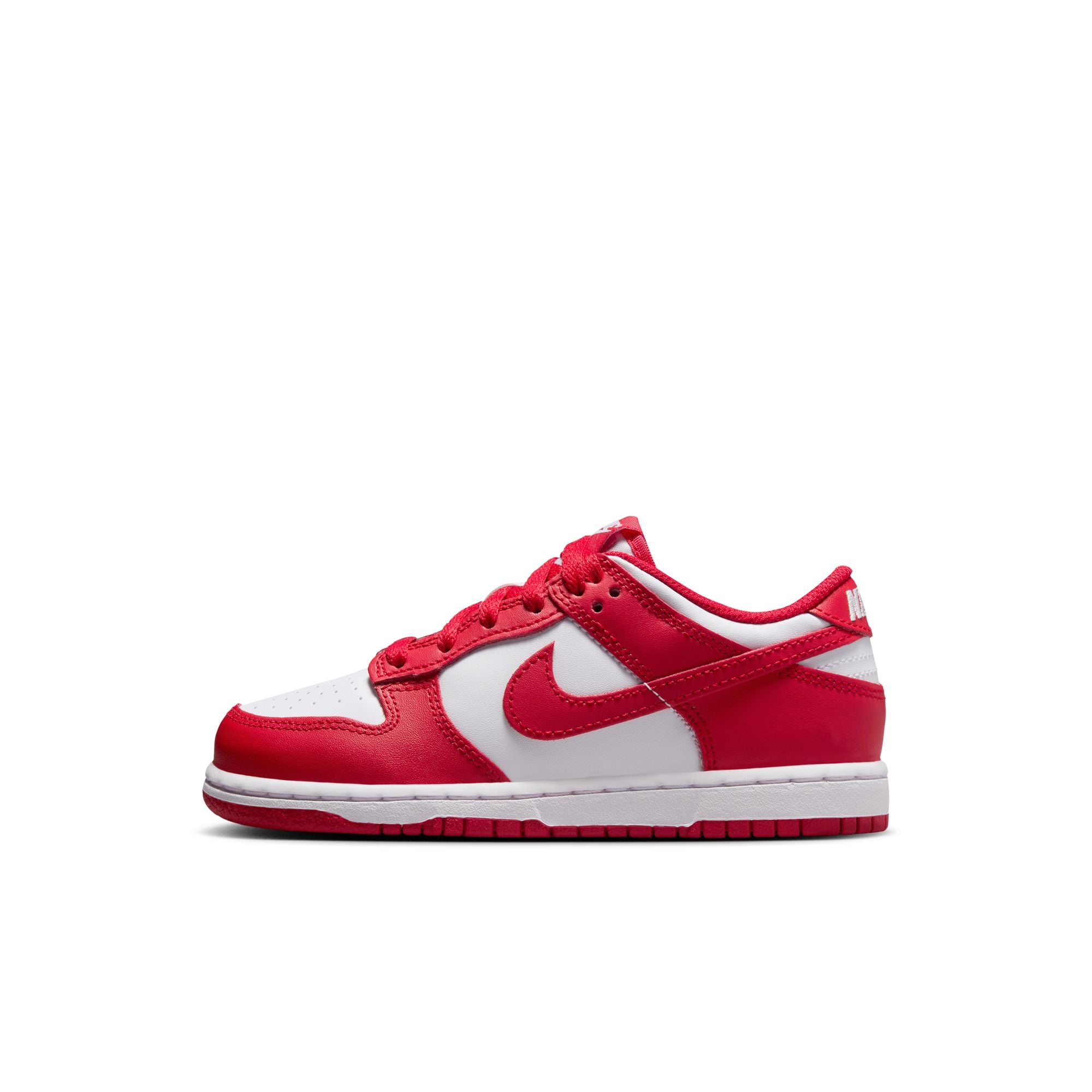 KIDS NIKE DUNK LOW PSE (WHITE/UNIVERSITY RED)