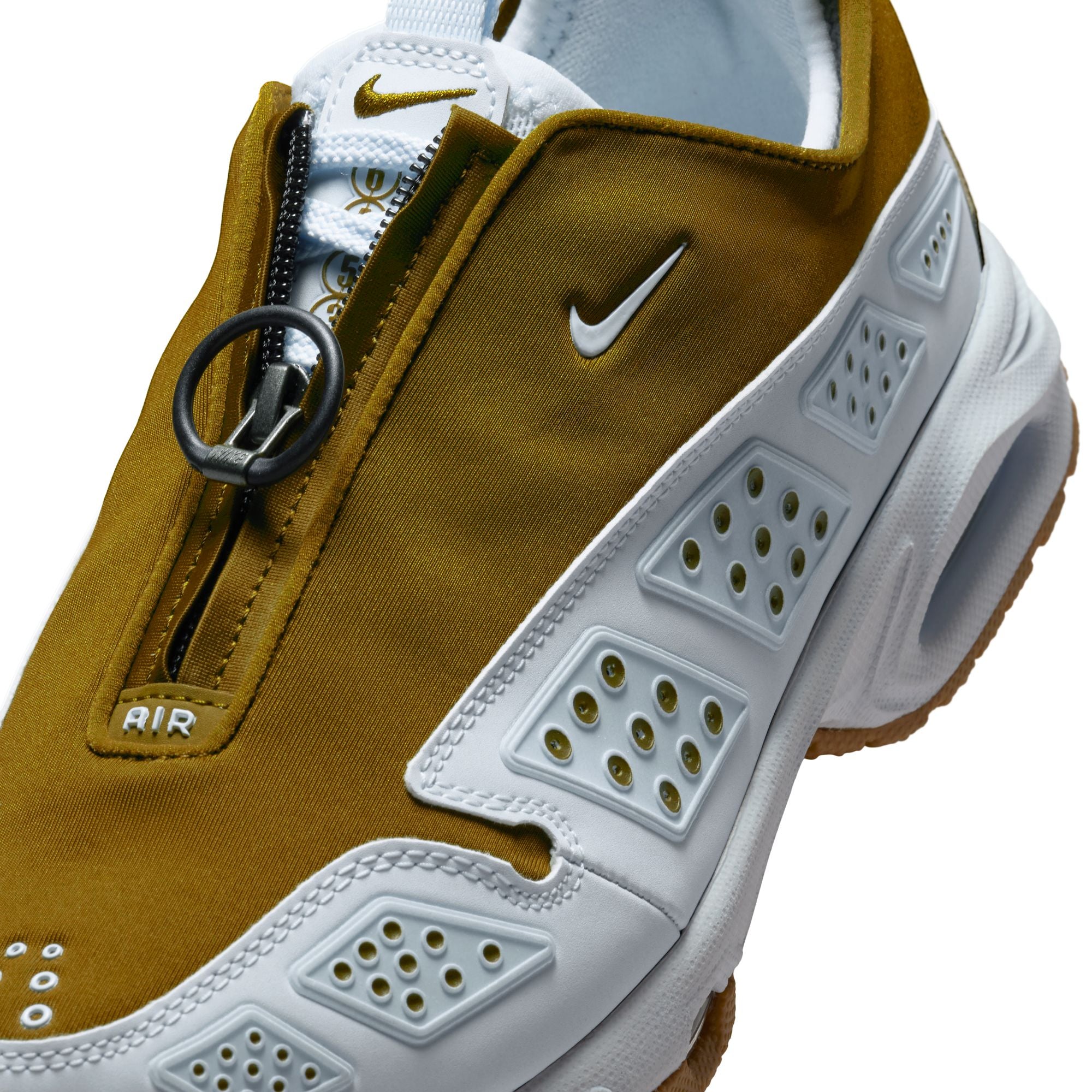 WOMENS NIKE AIR MAX SNDR (OLIVE FLAK/BLUE TINT/BLACK/GUM MED BROWN)