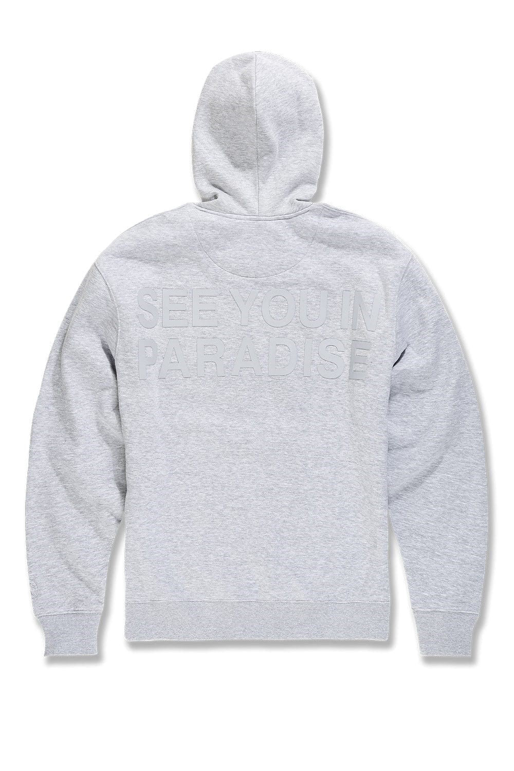 MENS JORDAN CRAIG PARADISE TONAL PULLOVER HOODIE (HEATHER GREY)