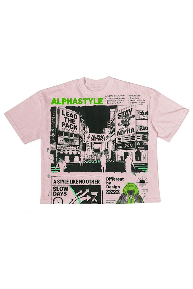MENS ALPHA STYLE MANOD SHIRT (PINK)