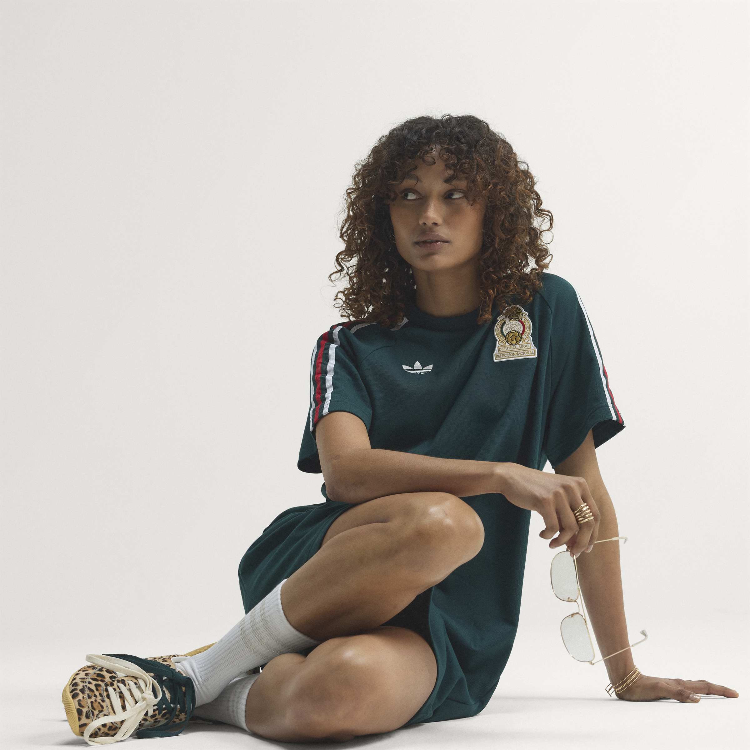 WOMENS ADIDAS MEXICO ORIGINALS DRESS (AURORA IVY)