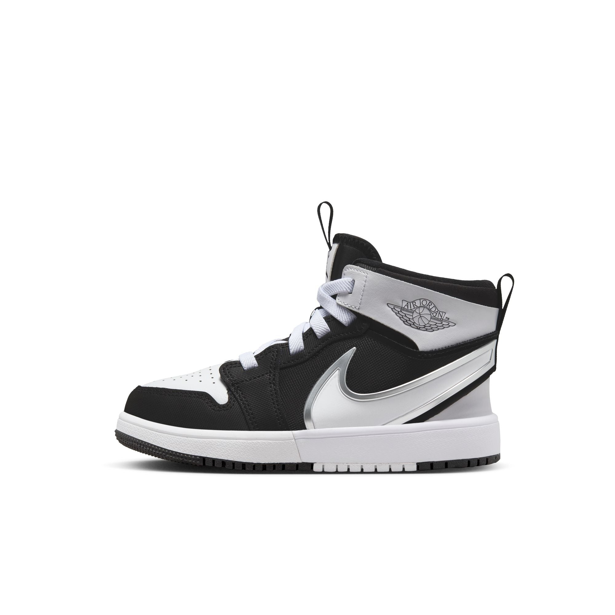 KIDS JORDAN 1 MID RM EASYON PS (BLACK/WHITE)