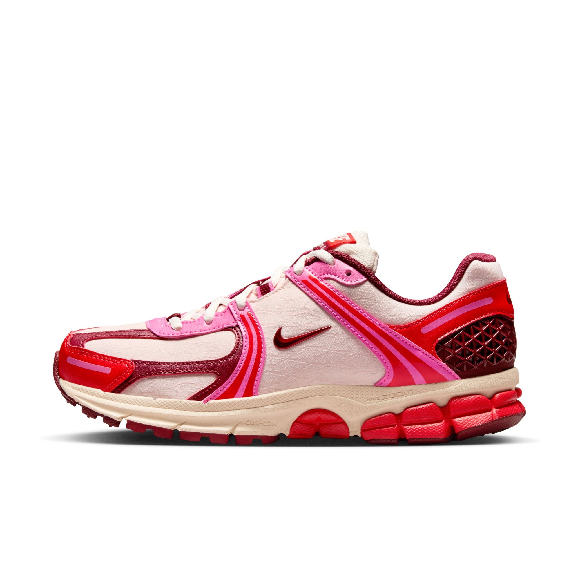 WOMENS NIKE ZOOM VOMERO 5 (LIGHT SOFT PINK/LT CRIMSON/TEAM RED)