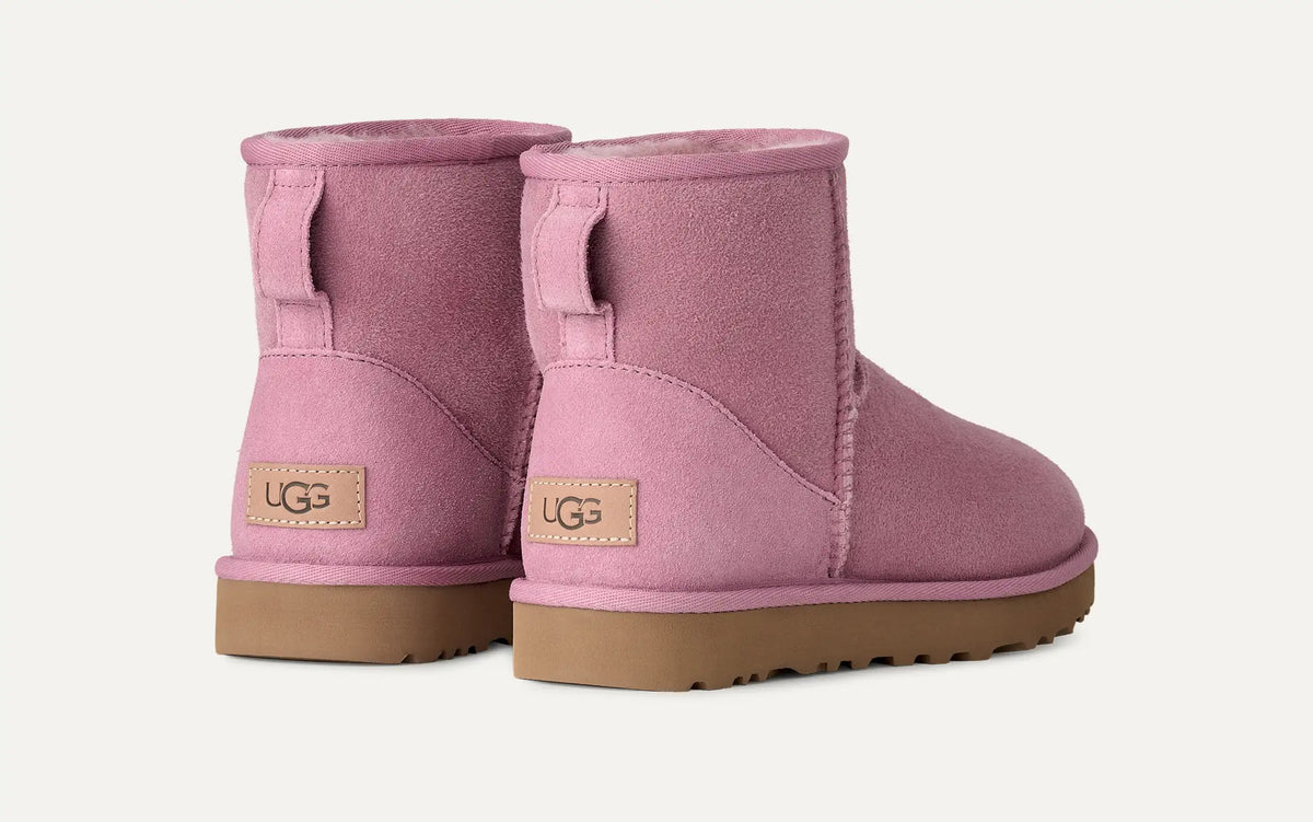 WOMENS UGG CLASSIC MINI II BOOT (DUSTY ORCHID)