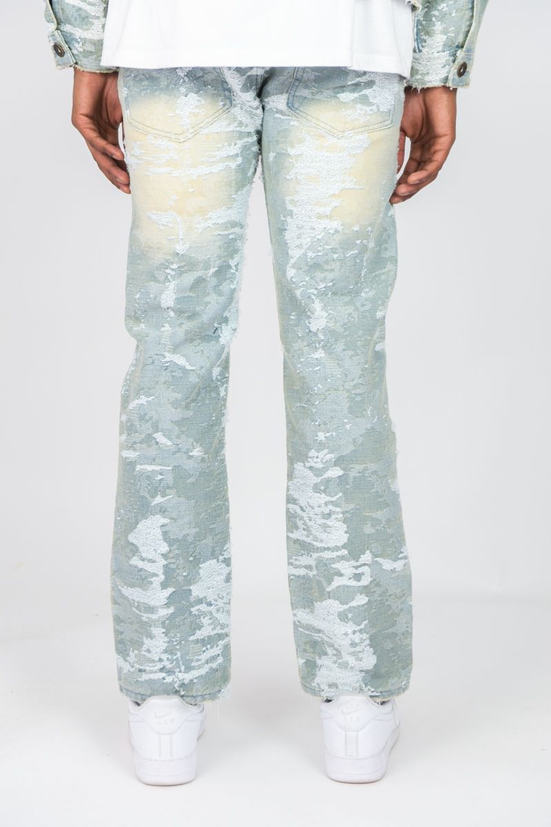 MENS R3BEL DENIM DENIM JACQUARD PANT (VINTAGE)