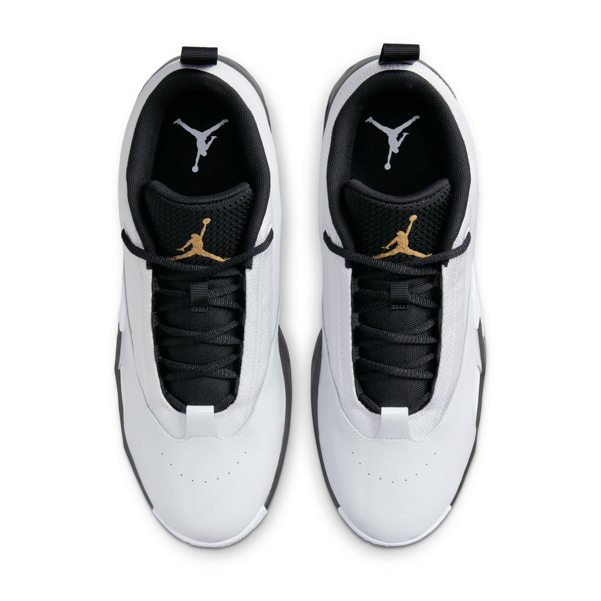 MENS JORDAN MAX AURA 6 (WHITE/METALLIC GOLD/BLACK)