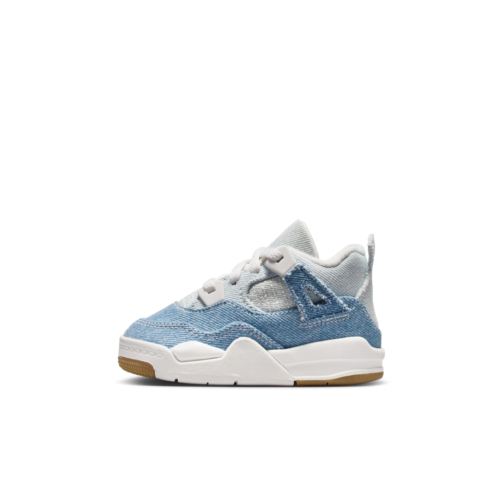 KIDS JORDAN 4 RETRO DENIM TD (WORN BLUE)