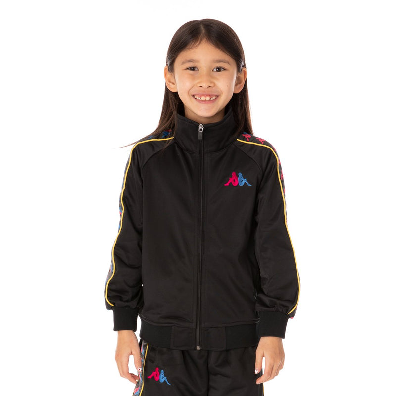 KID'S KAPPA BANDA CARAMBIE TRACKSUIT (BLACK)
