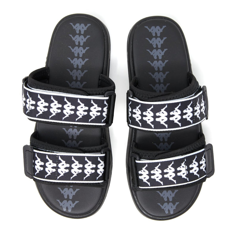 KAPPA BANDA ASTER 1 SANDALS (BLACK/WHITE)